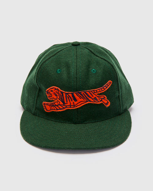Scrimmage Cap in Green Wool