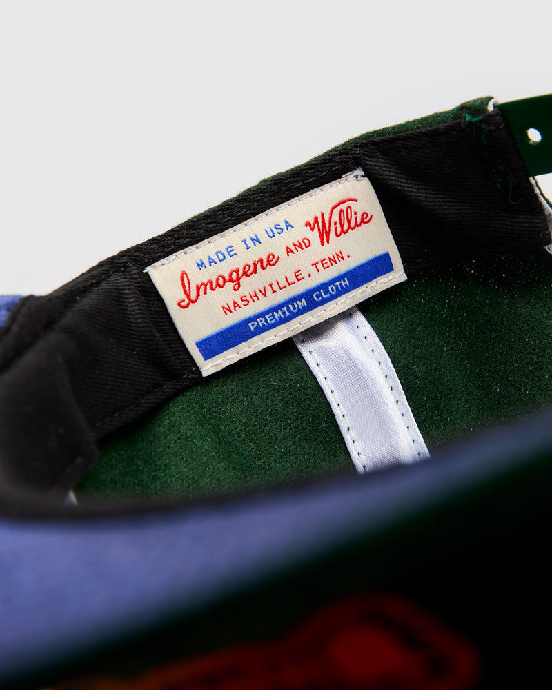 Scrimmage Cap in Green Wool
