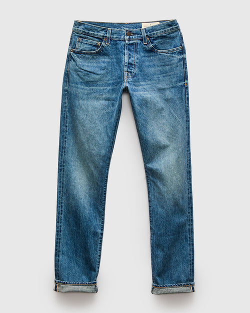 "Barton Freemont" 14oz Washed Selvedge Denim - Slim Straight Fit