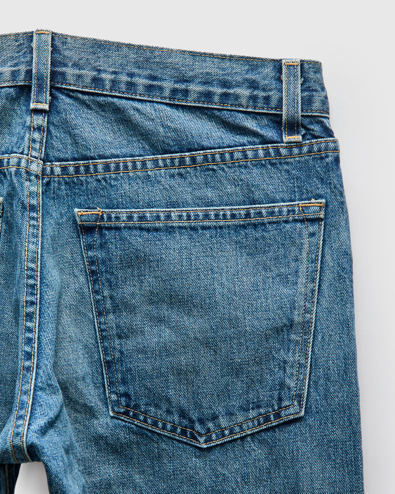 "Barton Freemont" 14oz Washed Selvedge Denim - Slim Straight Fit