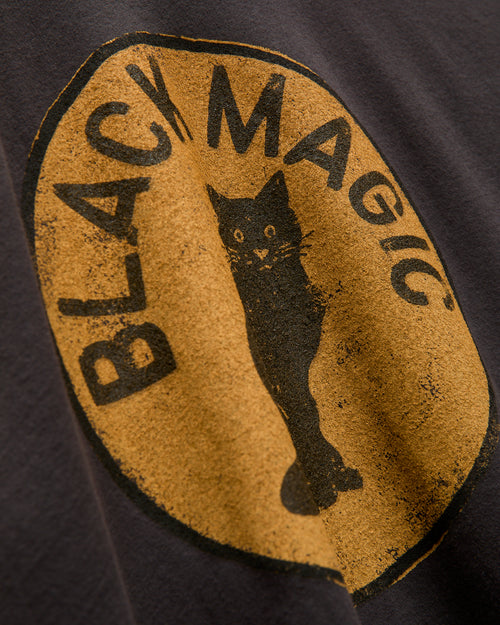 "Black Magic" T-Shirt in Vintage Black