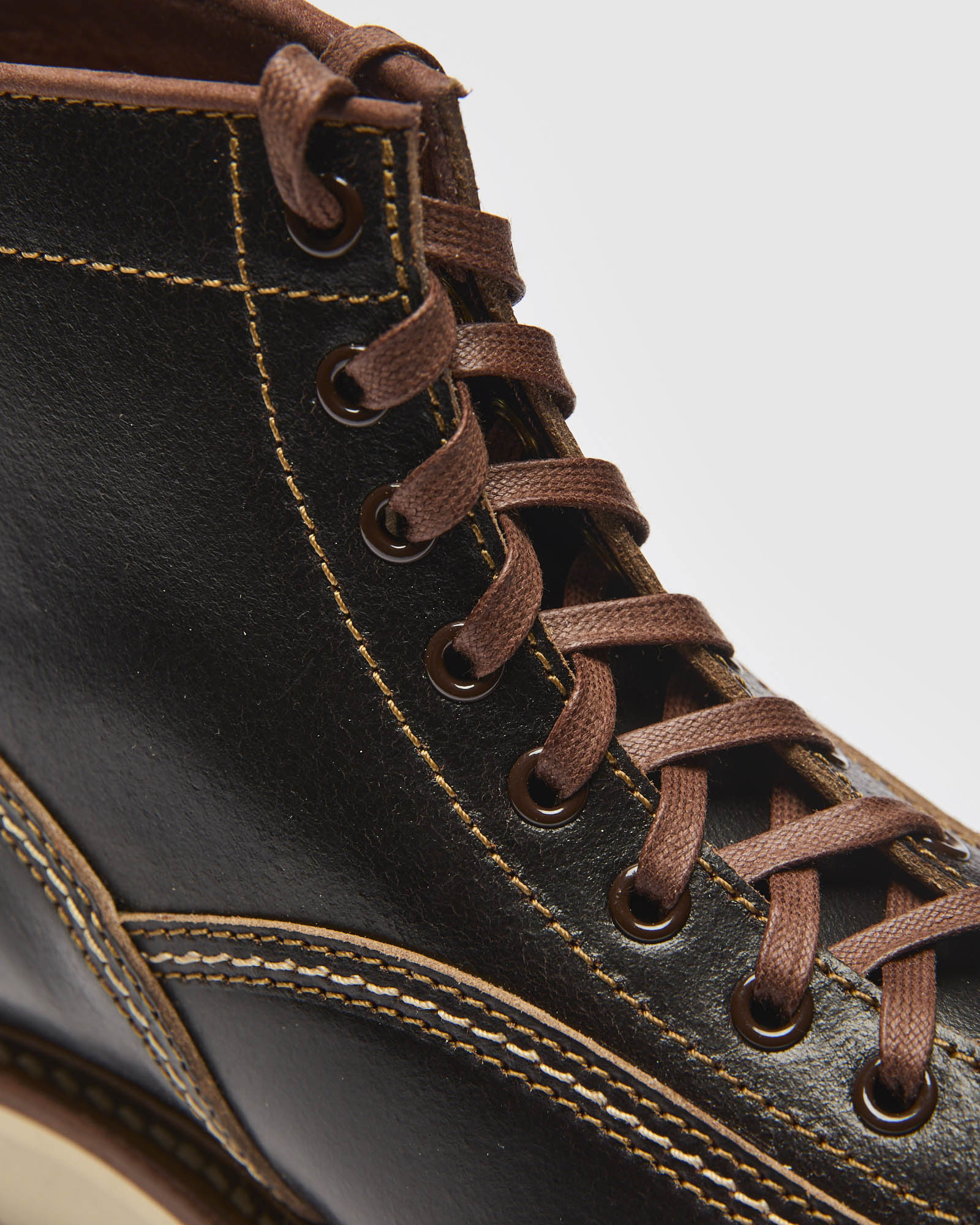 Donkey Puncher Boot in Horween Waxed Dark Brown – Blue Owl Workshop