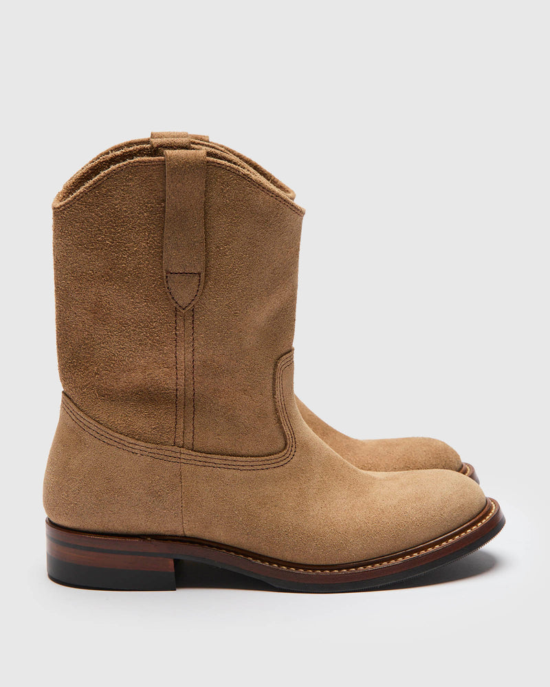Duke Roper Boot in Horween Natural Roughout