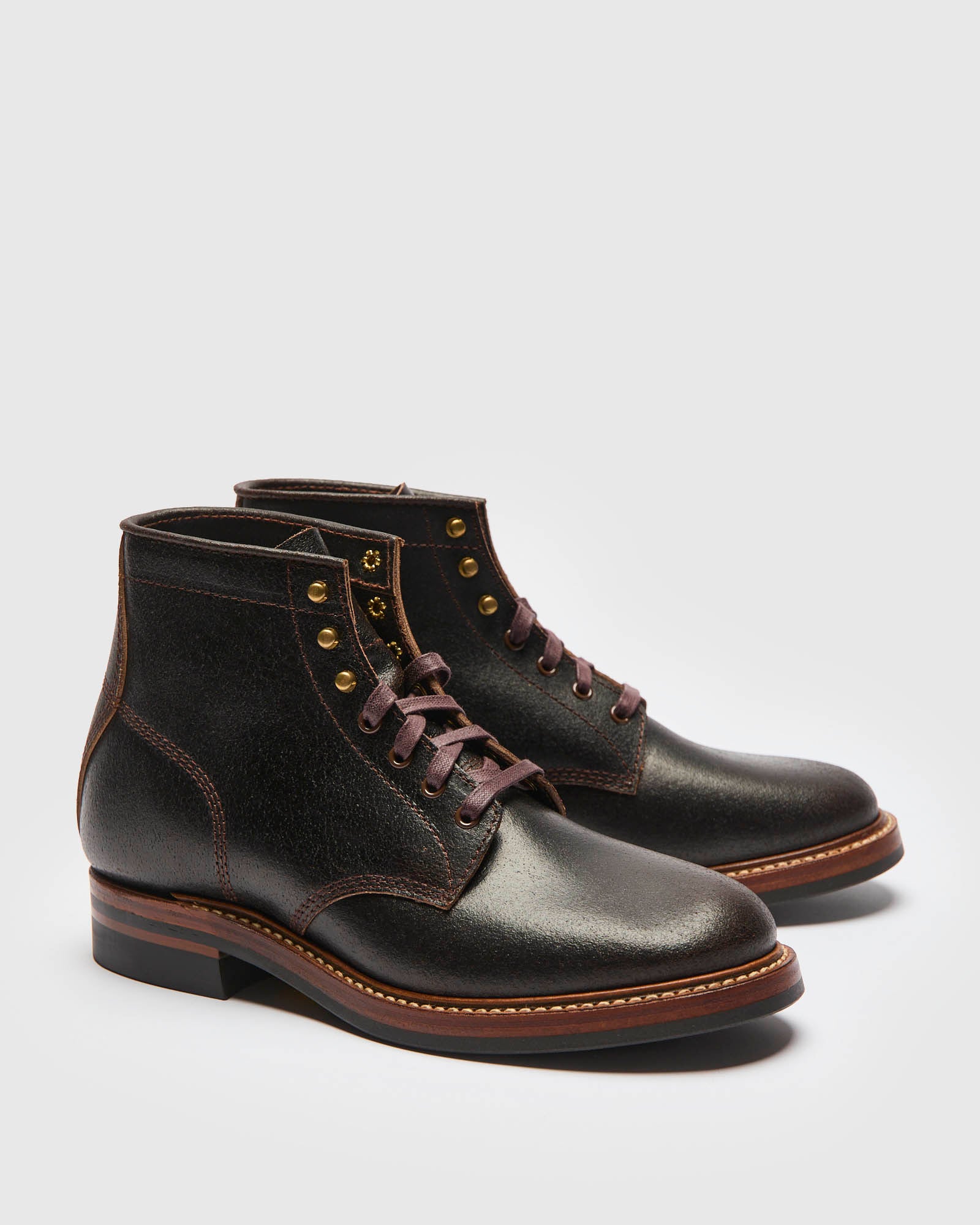 El Capitan Boot in Horween Waxed Dark Brown – Blue Owl Workshop
