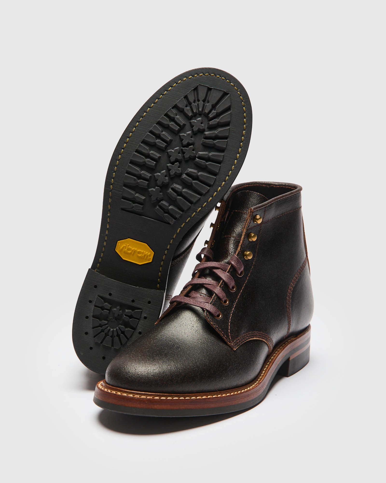 El Capitan Boot in Horween Waxed Dark Brown – Blue Owl Workshop