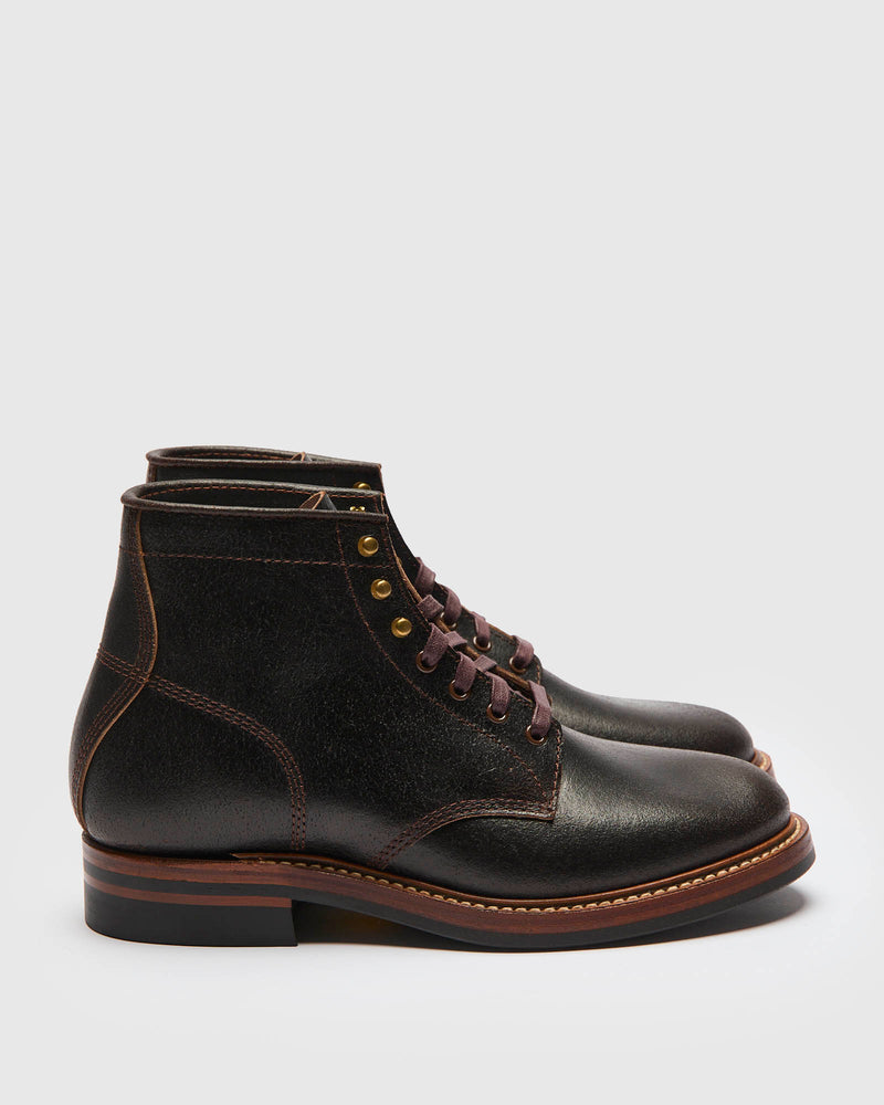 El Capitan Boot in Horween Waxed Dark Brown