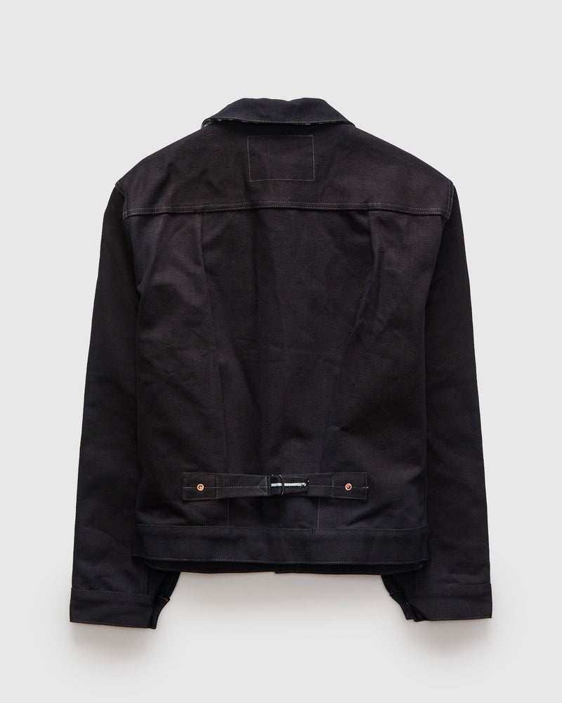 "Midnight" Ranch Blouse in 16oz Japanese Denim