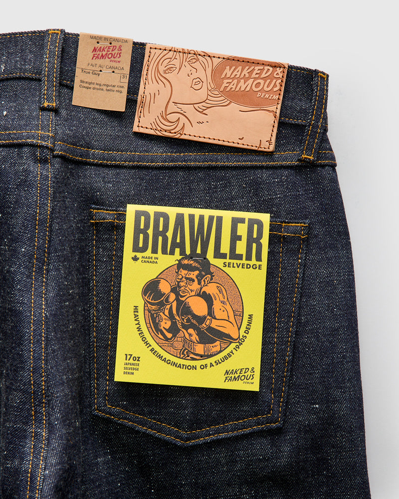 "Brawler" 17oz Selvedge Denim - True Guy Fit