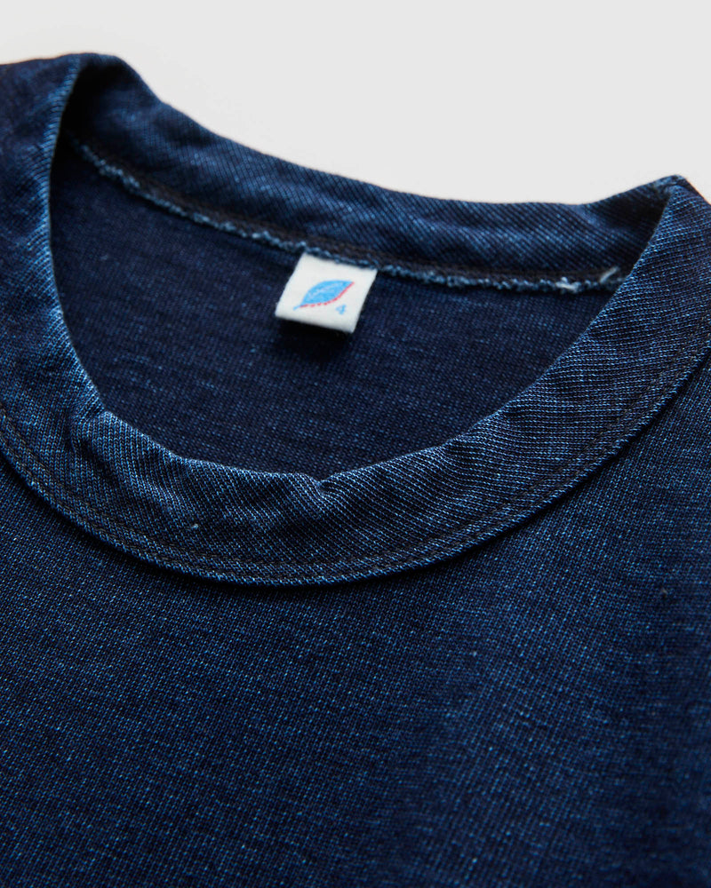Super Heavyweight Jersey T-Shirt in Indigo