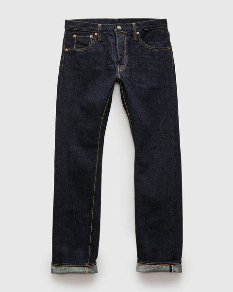 XX-005 14oz Rinsed Selvedge Denim - Slim Straight Fit – Blue Owl