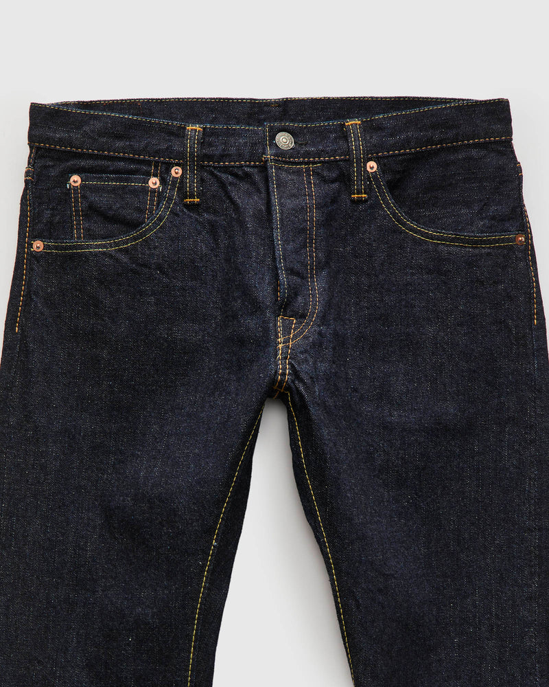 XX-005 14oz Rinsed Selvedge Denim - Slim Straight Fit