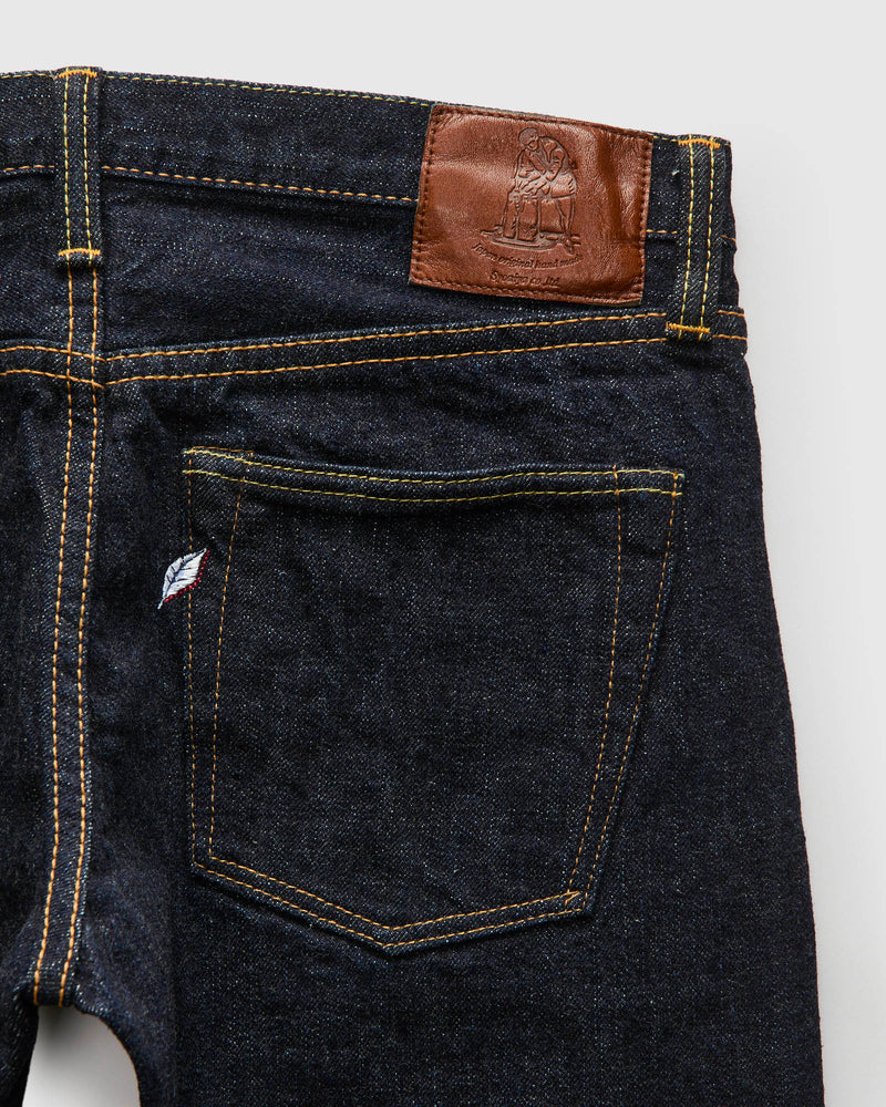 XX-005 14oz Rinsed Selvedge Denim - Slim Straight Fit