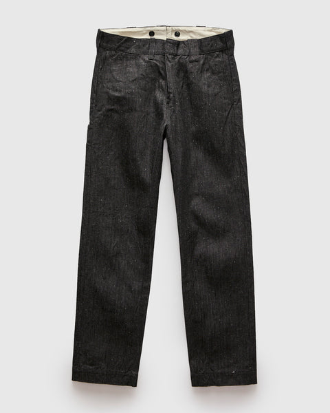 Herringbone Nep Work Pants in Black – Blue Owl Workshop