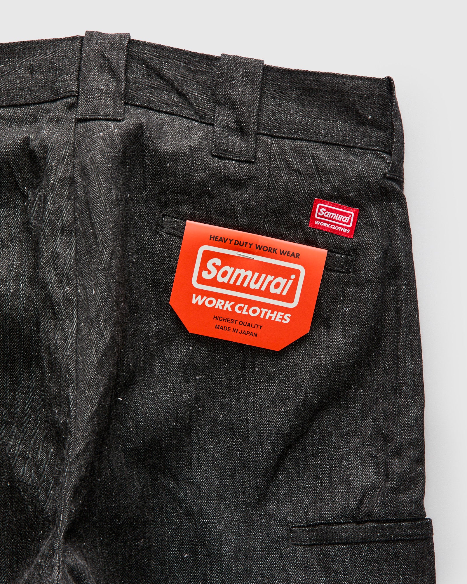 Herringbone Nep Work Pants in Black – Blue Owl Workshop