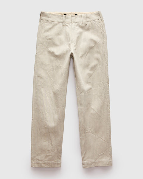 Herringbone Nep Work Pants in Oatmeal – Blue Owl Workshop