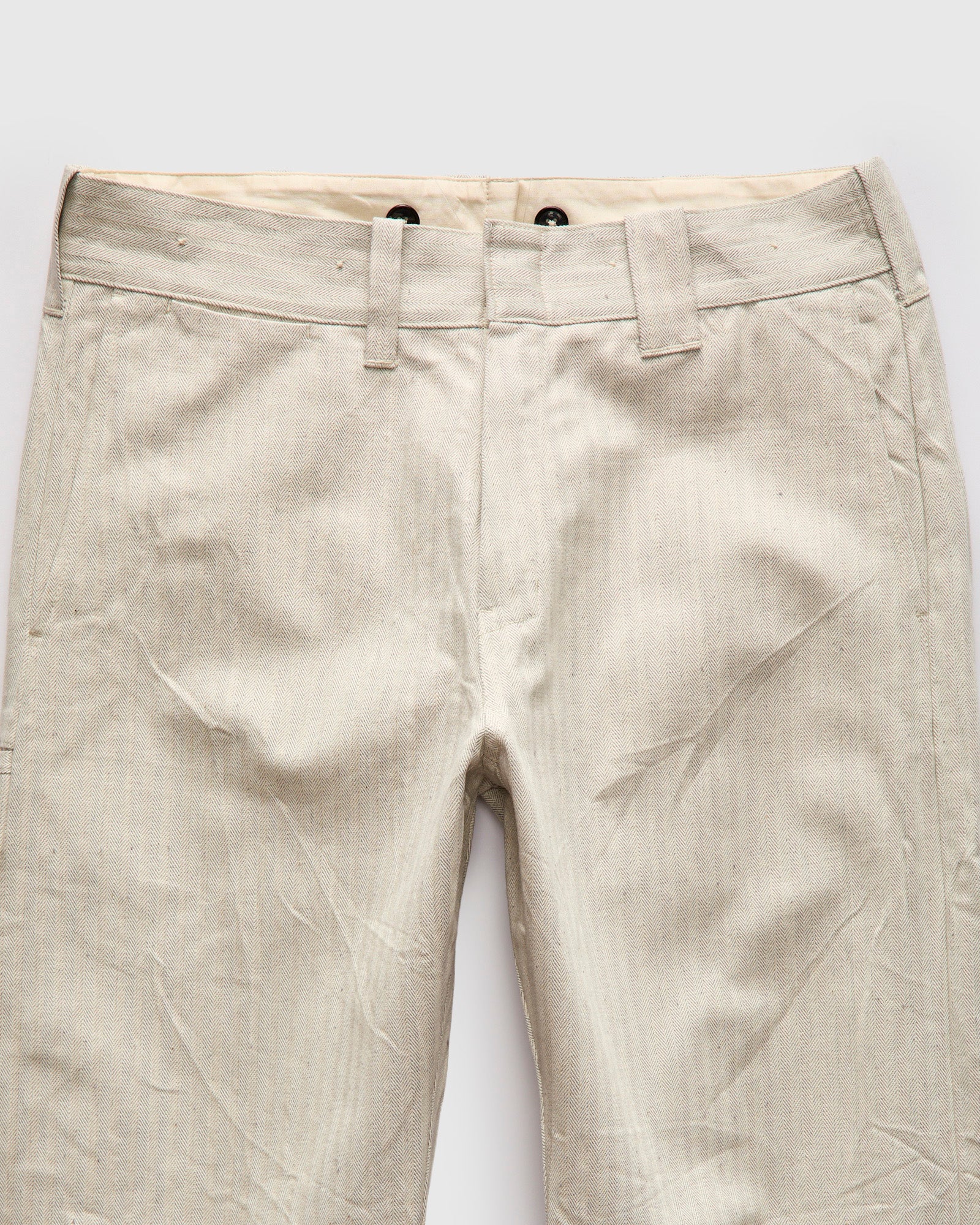 Herringbone Nep Work Pants in Oatmeal – Blue Owl Workshop