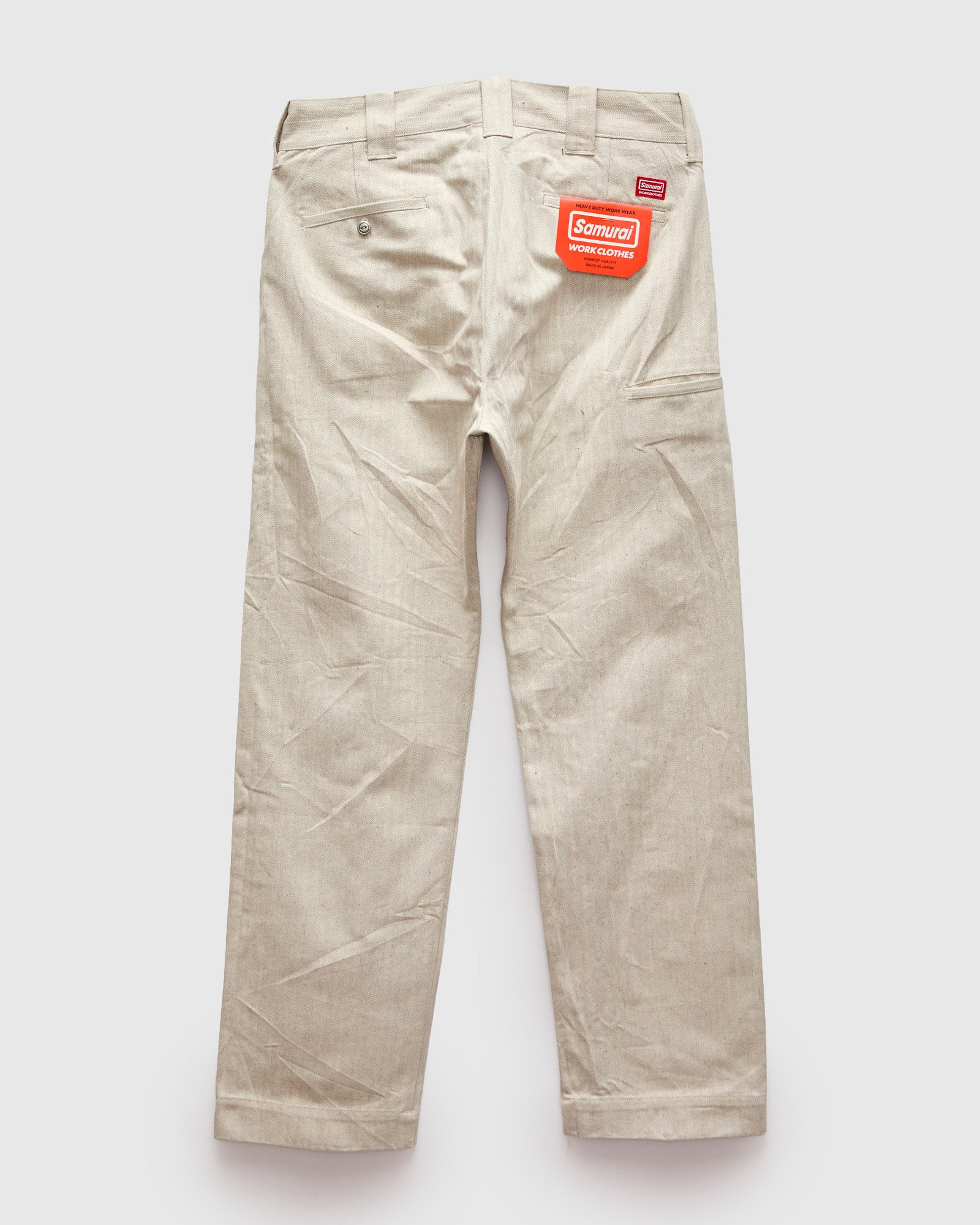 Herringbone Nep Work Pants in Oatmeal – Blue Owl Workshop
