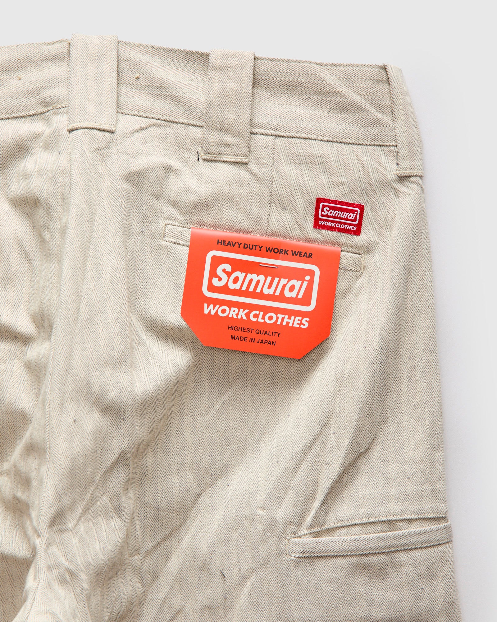 Herringbone Nep Work Pants in Oatmeal – Blue Owl Workshop