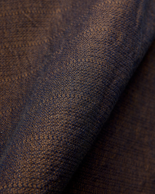 Open Collar Shirt in Sashiko Kanoko Aimadara
