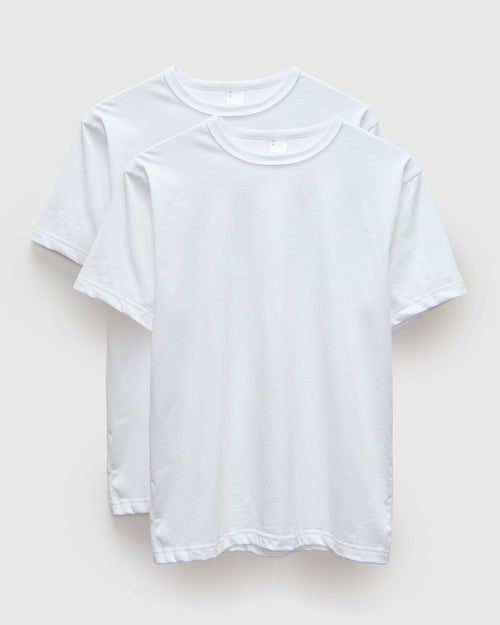 2-Pack Pima T-Shirts in White