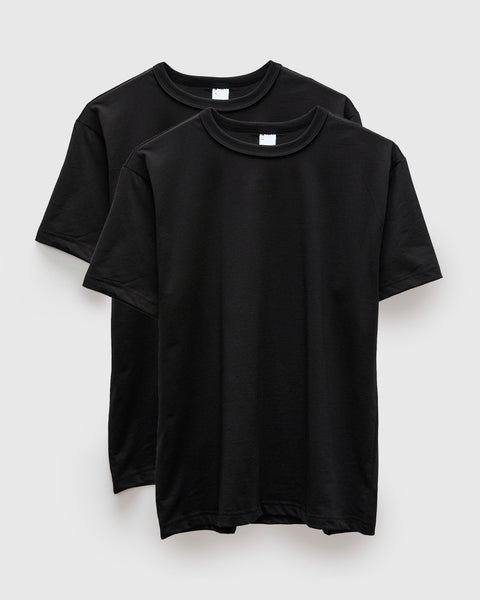 2-Pack Pima T-Shirts in Black – Blue Owl Workshop