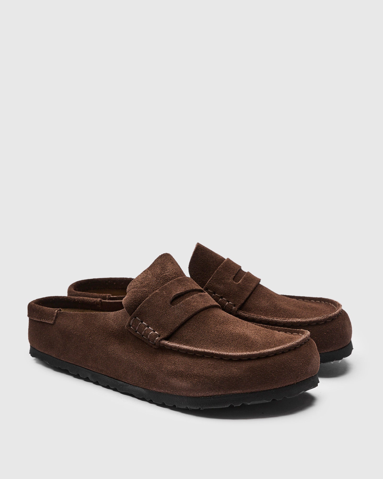 Golfickers ゴルフィッカーズ　StretchMock Neck XXL Naples Wrapped Clog in Carafe Suede – Blue Owl Workshop