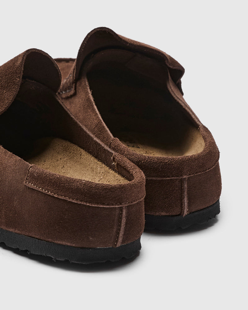 Naples Wrapped Clog in Carafe Suede