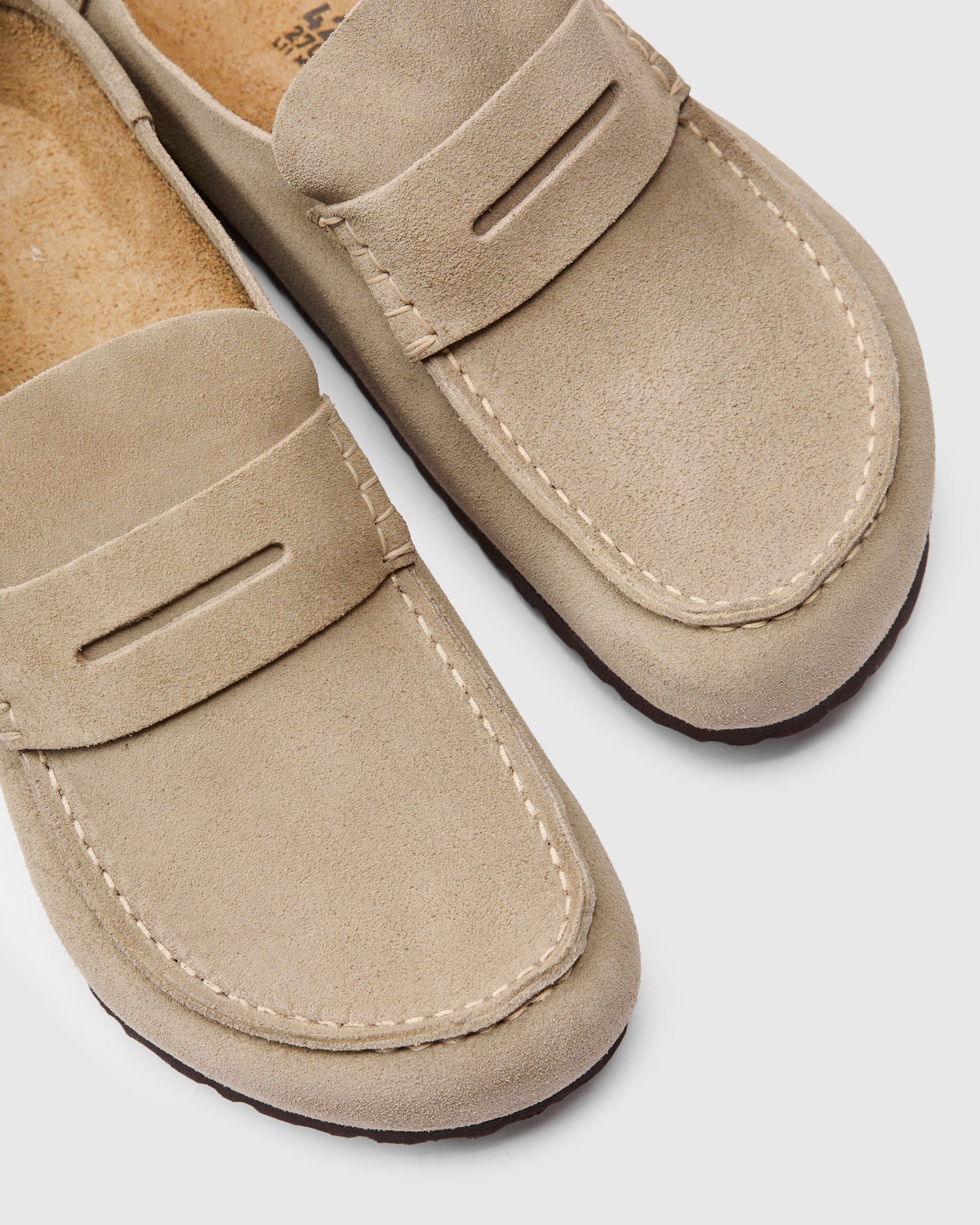 Naples Wrapped Clog in Taupe Suede – Blue Owl Workshop