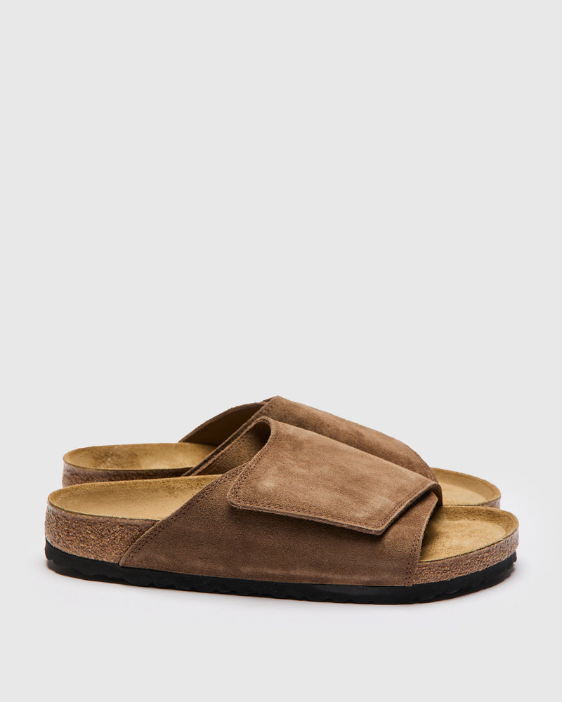 Solana Sandal in Dark Tea Suede