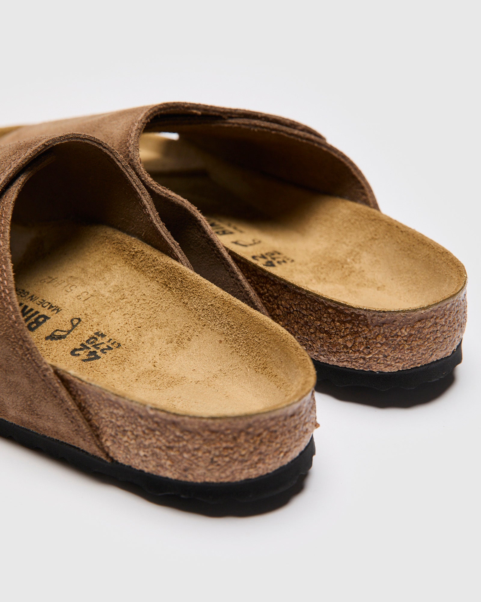 Solana Sandal in Dark Tea Suede – Blue Owl Workshop
