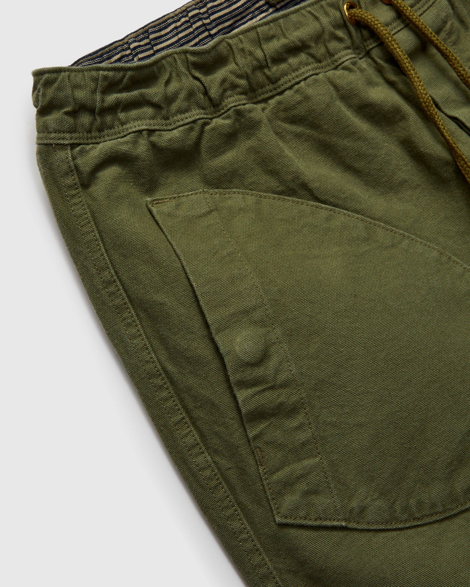 Deck Short in Olive Canvas – Blue Owl Workshop