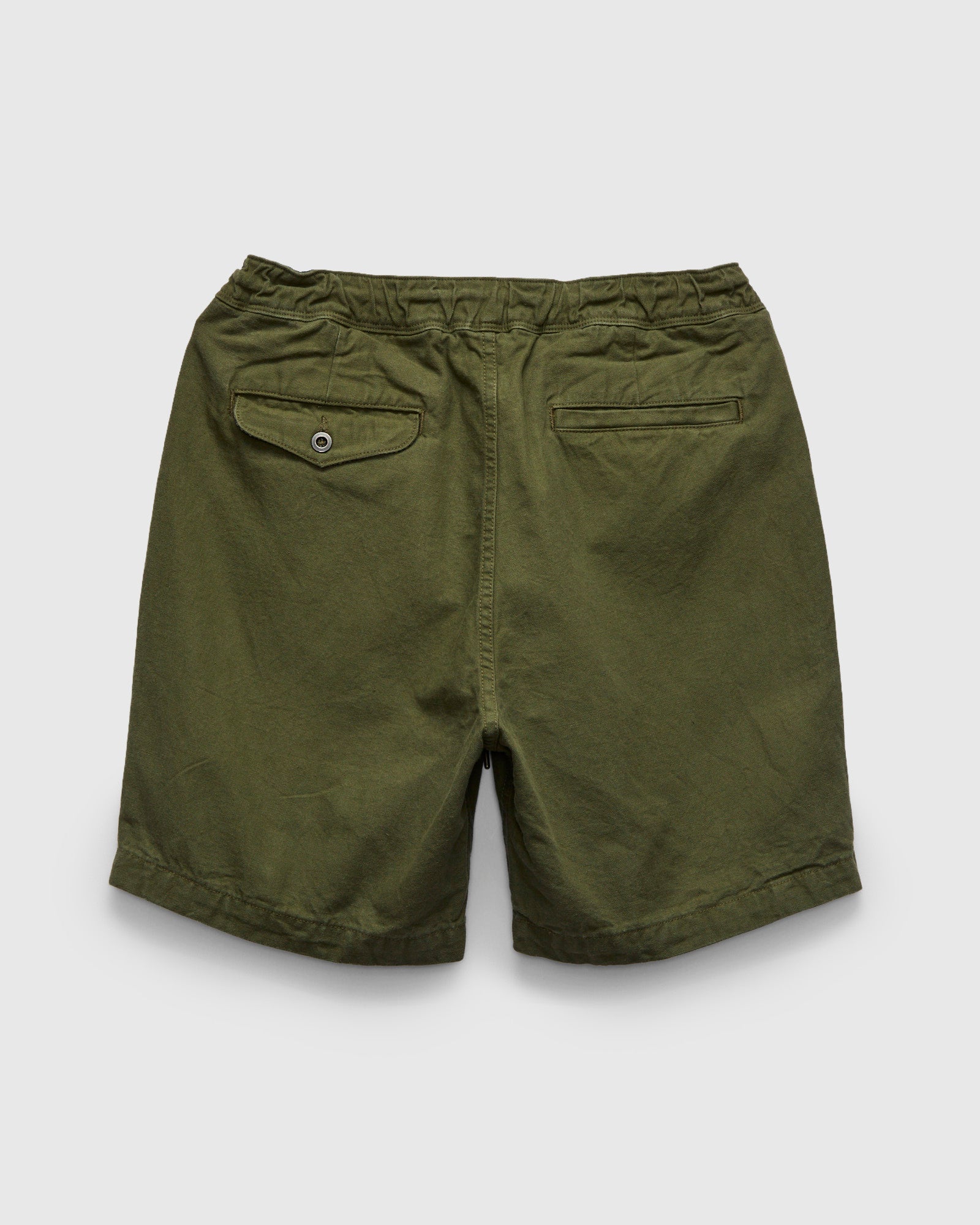 Deck Short in Olive Canvas – Blue Owl Workshop