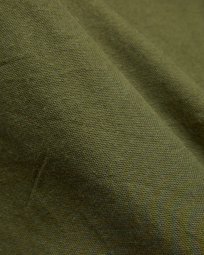 Deck Short in Olive Canvas