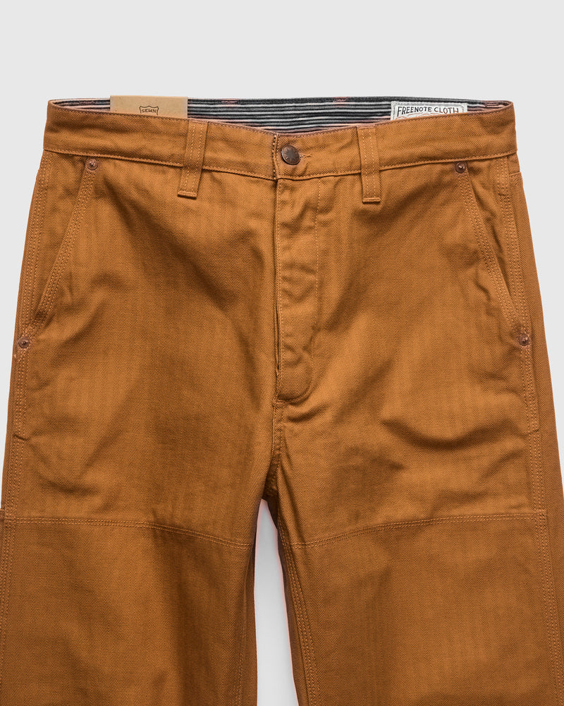 Ortega Pant in 13oz Rust Herringbone