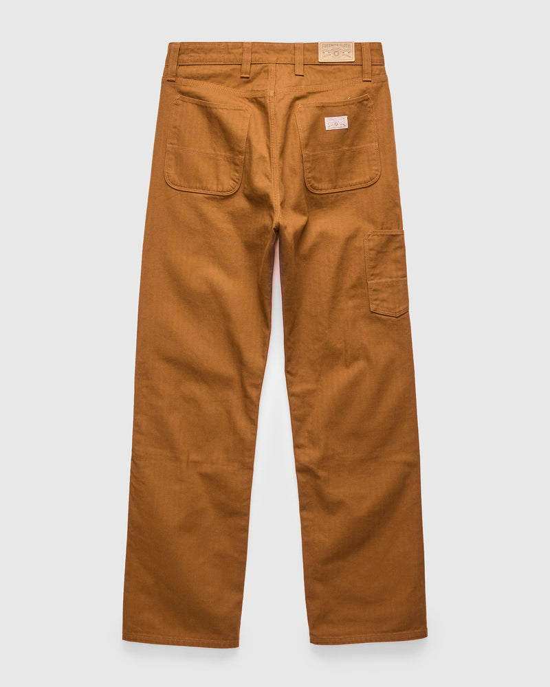 Ortega Pant in 13oz Rust Herringbone