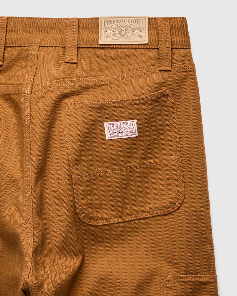 Ortega Pant in 13oz Rust Herringbone