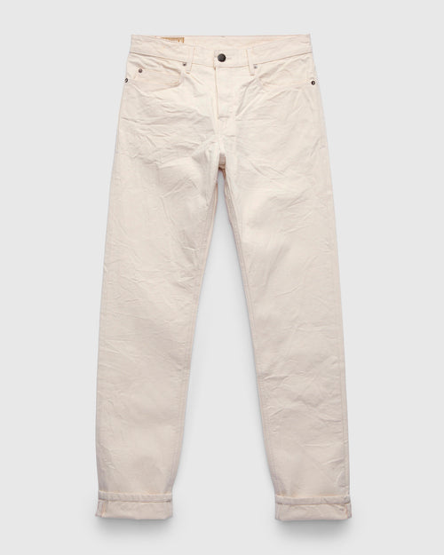 "Natural Rinsed Portola" 11oz Selvedge Canvas Pant - Tapered Fit