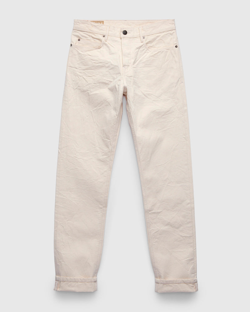 "Natural Rinsed Portola" 11oz Selvedge Canvas Pant - Tapered Fit