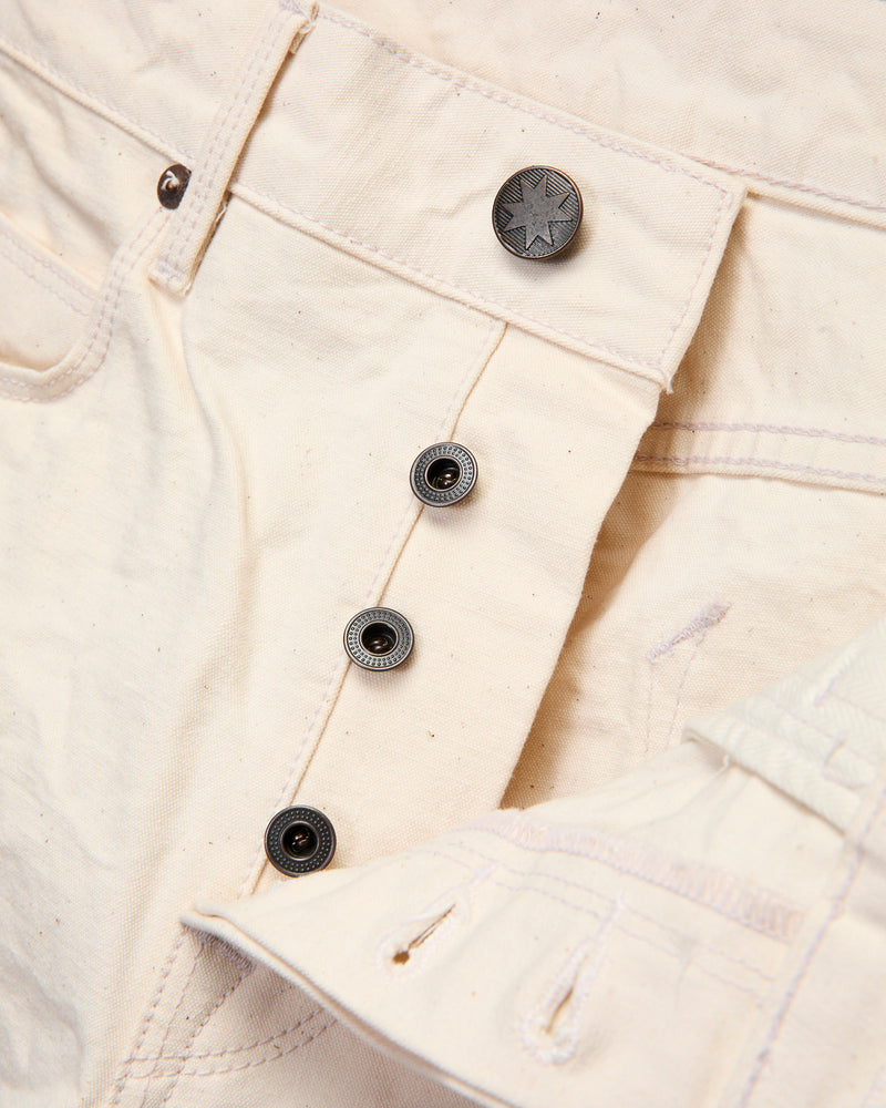 "Natural Rinsed Portola" 11oz Selvedge Canvas Pant - Tapered Fit