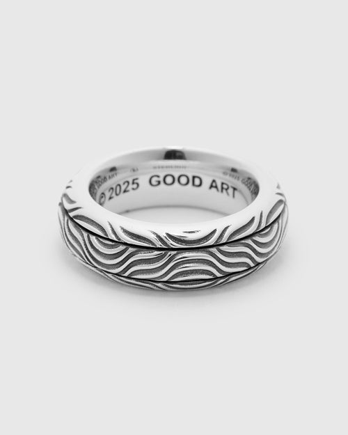 2A Model 33 Clicker Ring Desert Sessions in Sterling Silver