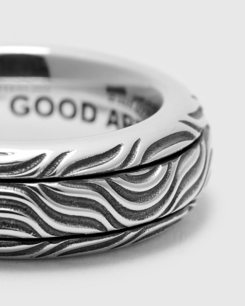 2A Model 33 Clicker Ring Desert Sessions in Sterling Silver