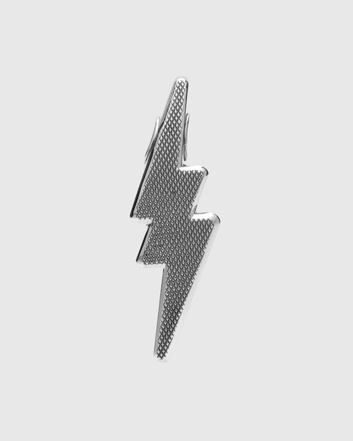 Retro Shazam! Goosebumps Pendant B in Sterling Silver