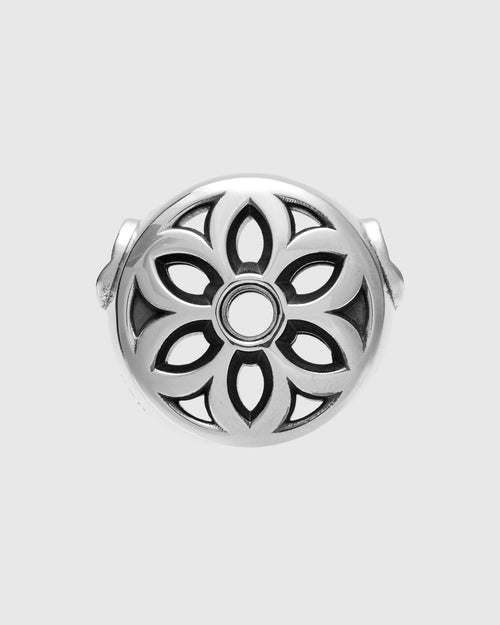 Ten Times Rosette Pendant B in Sterling Silver