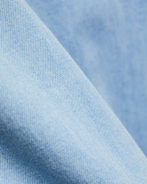The Wrench Denim Short Sleeve Shirt in Troy