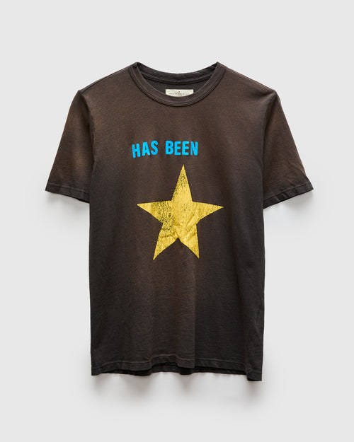 "Has Been" T-Shirt in Sunfaded Black