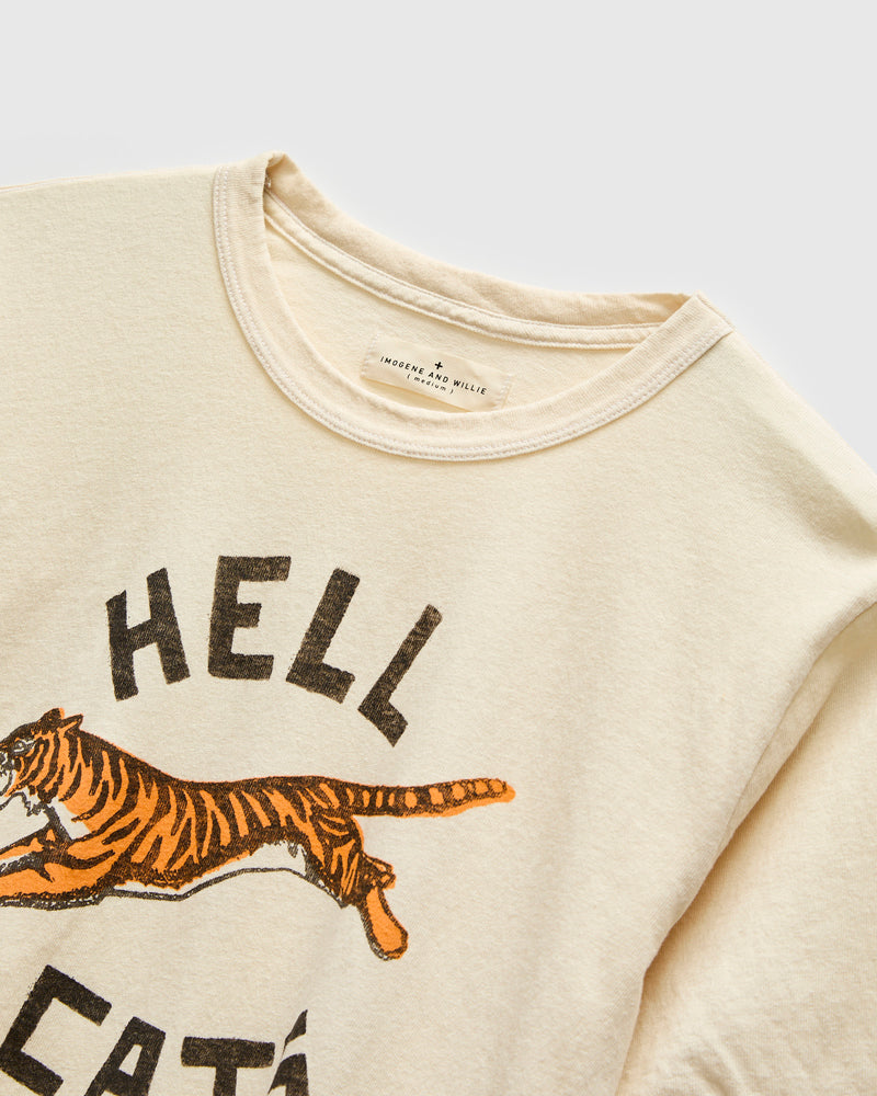 "Hellcats" T-Shirt in Vintage White