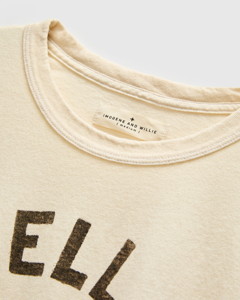 "Hellcats" T-Shirt in Vintage White