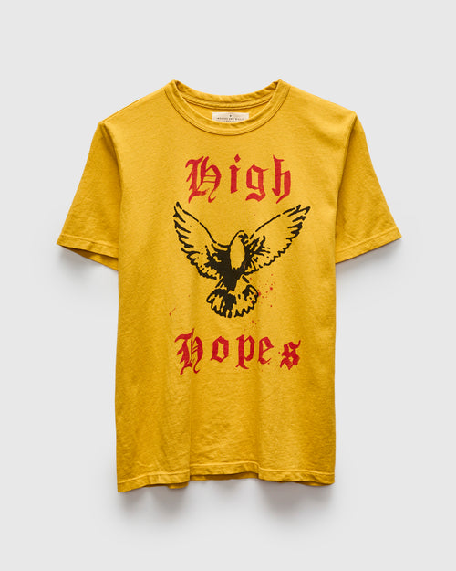"High Hopes" T-Shirt in Mustard