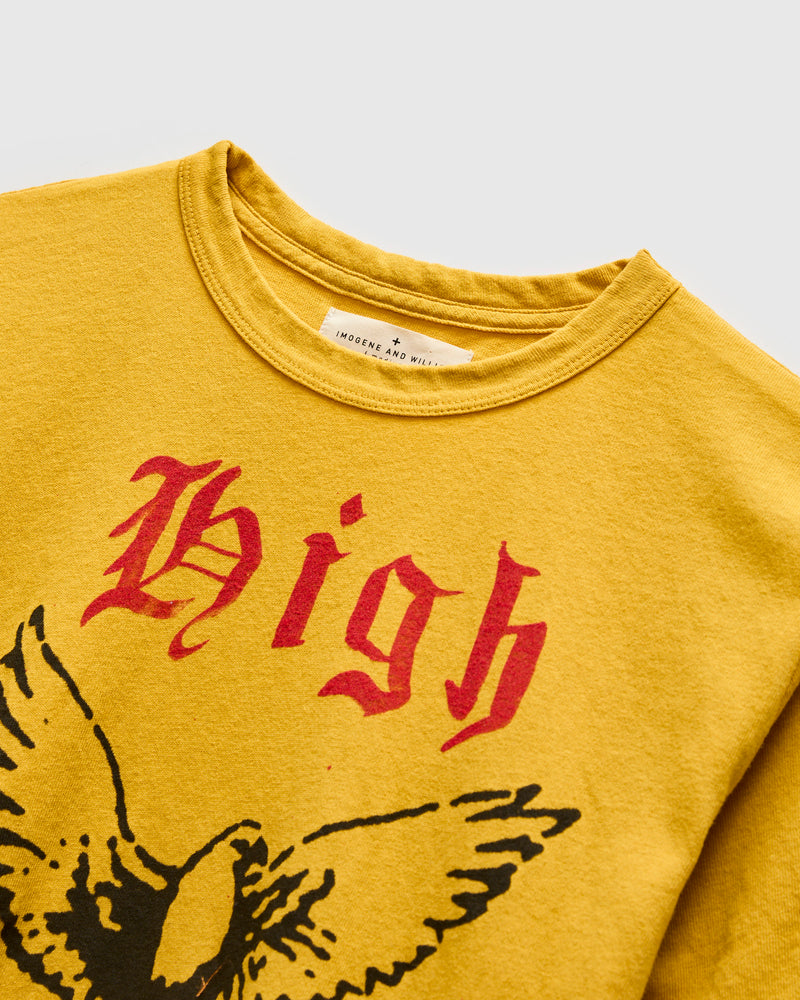 "High Hopes" T-Shirt in Mustard