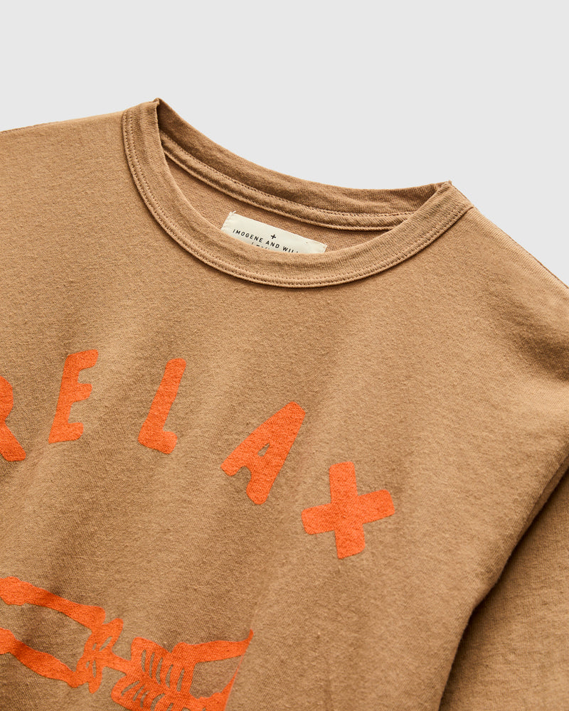 "Relax" T-Shirt in Cedar